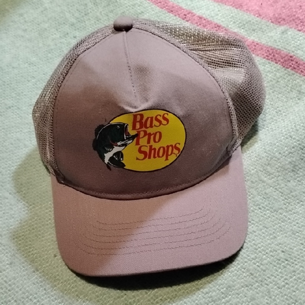 Bass Pro Shops Brown Mesh Cap with Fish Logo